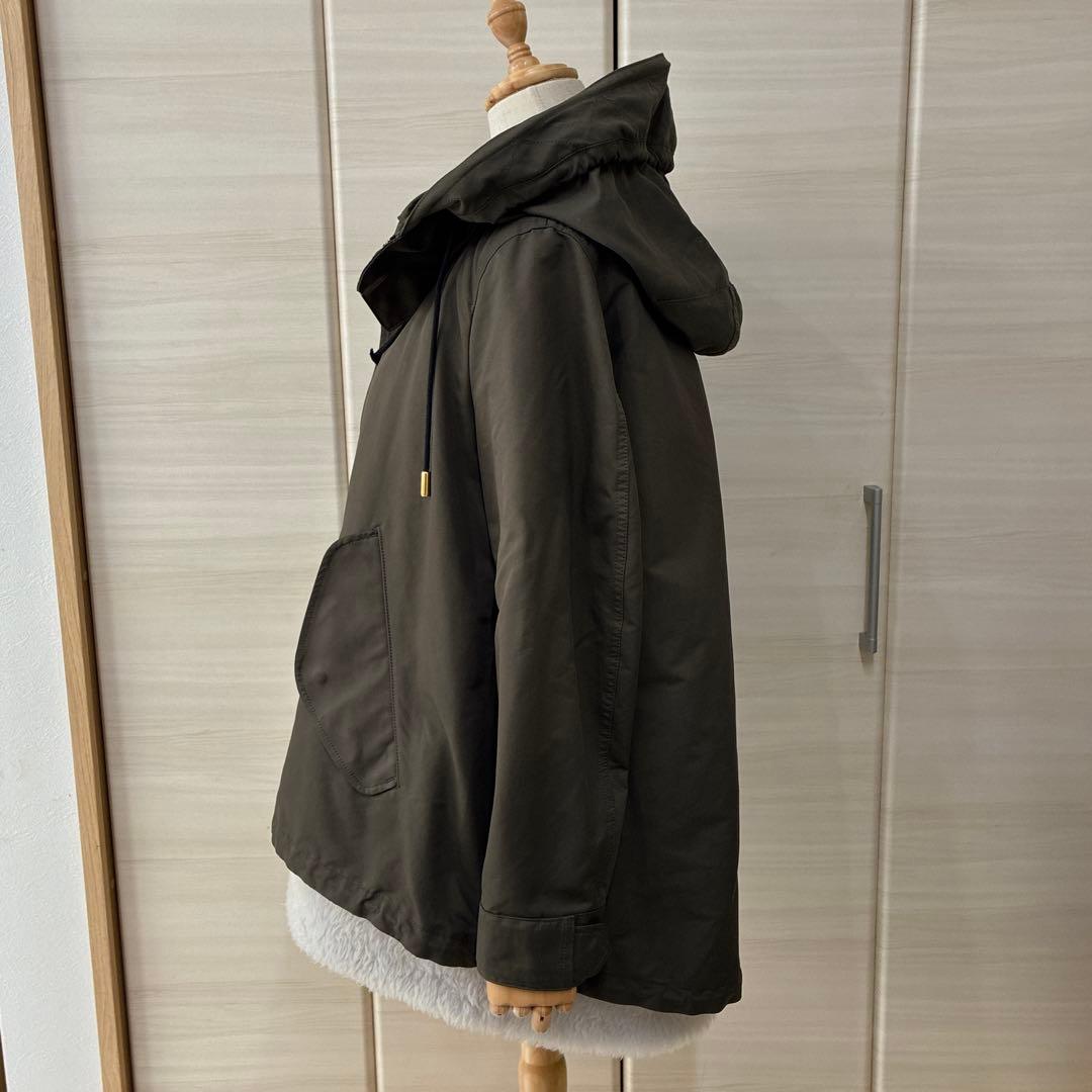 ち*お様 ザリラクス　ボアライナー付きショートモッズコート　マウンテンパーカー