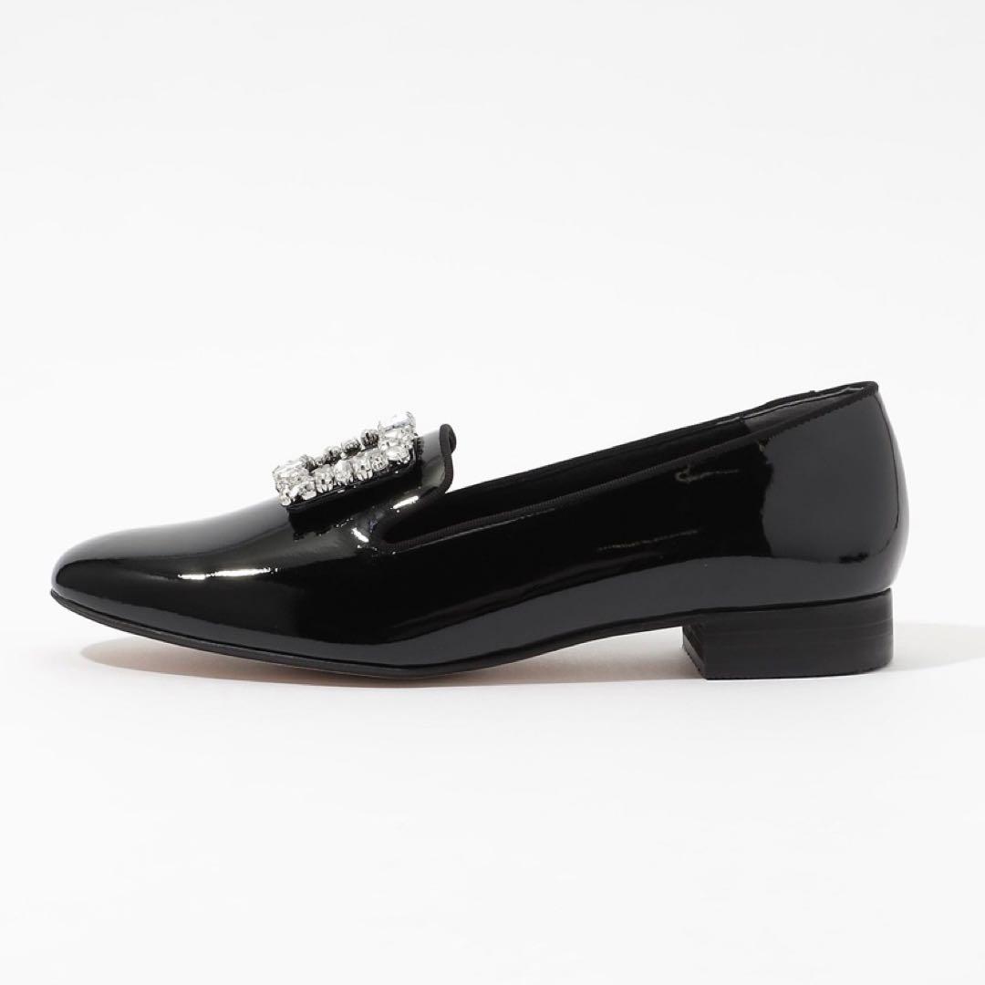 ピッピシックビジューオペラローファー　トゥモローランド パンプス　エナメル　37