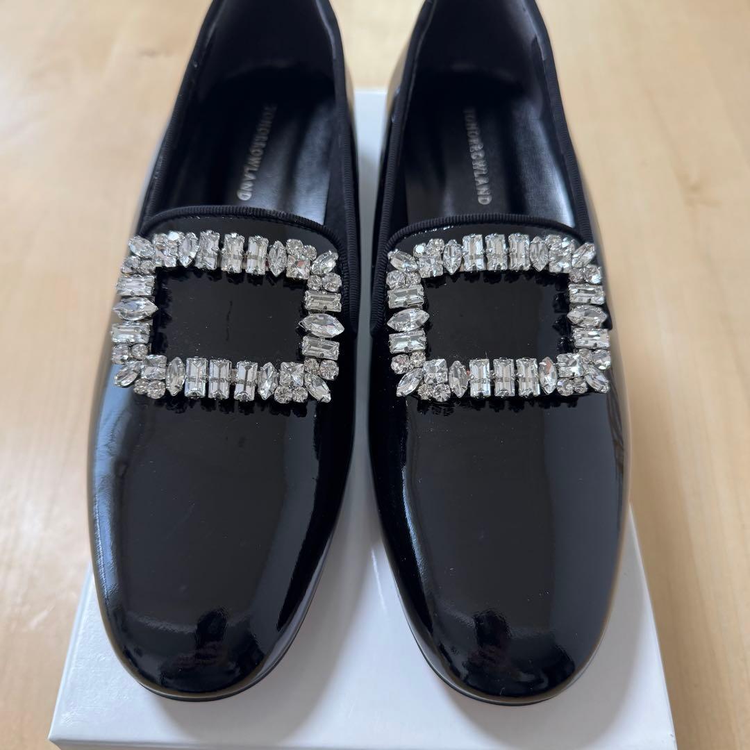 ピッピシックビジューオペラローファー　トゥモローランド パンプス　エナメル　37