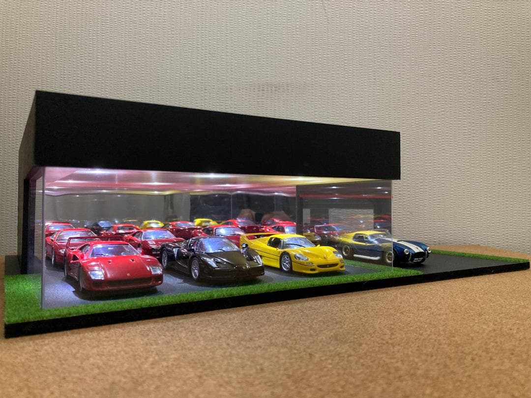 ミニカー用ジオラマ：1/43 ショールーム＆ガレージⅠ／希少モデル！