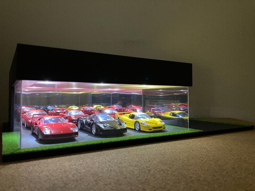 ミニカー用ジオラマ：1/43 ショールーム＆ガレージⅠ／希少モデル！