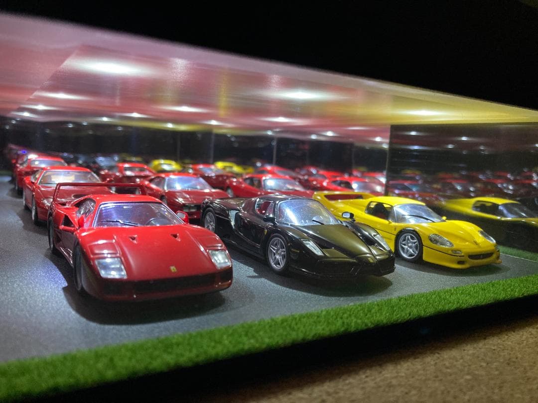 ミニカー用ジオラマ：1/43 ショールーム＆ガレージⅠ／希少モデル！