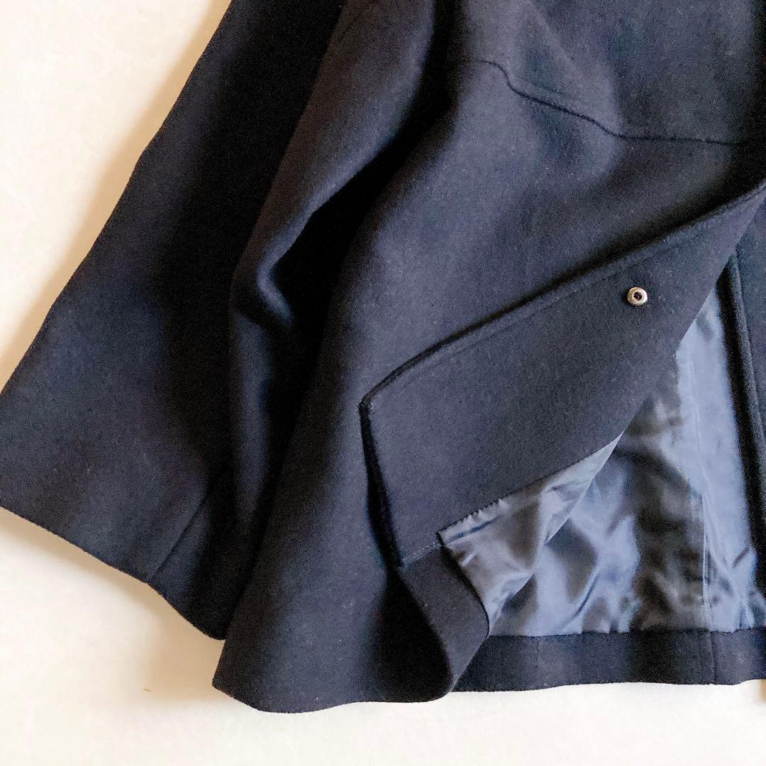 ★ マカショ様ご依頼品★【美品】ロペ ノーカラー ウール ショートコート