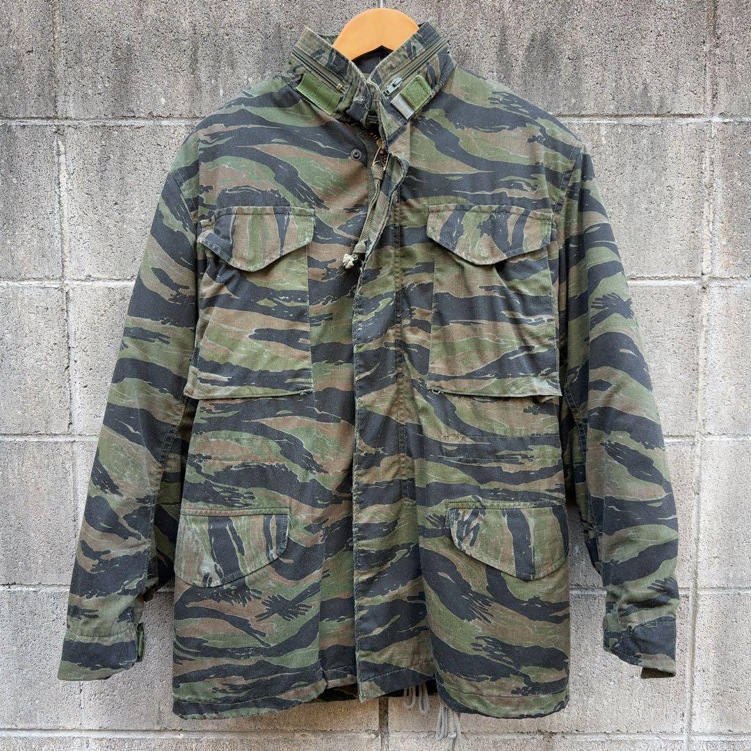 希少　80s 米軍 M-65 タイガーストライプ　ライナー付き　レア