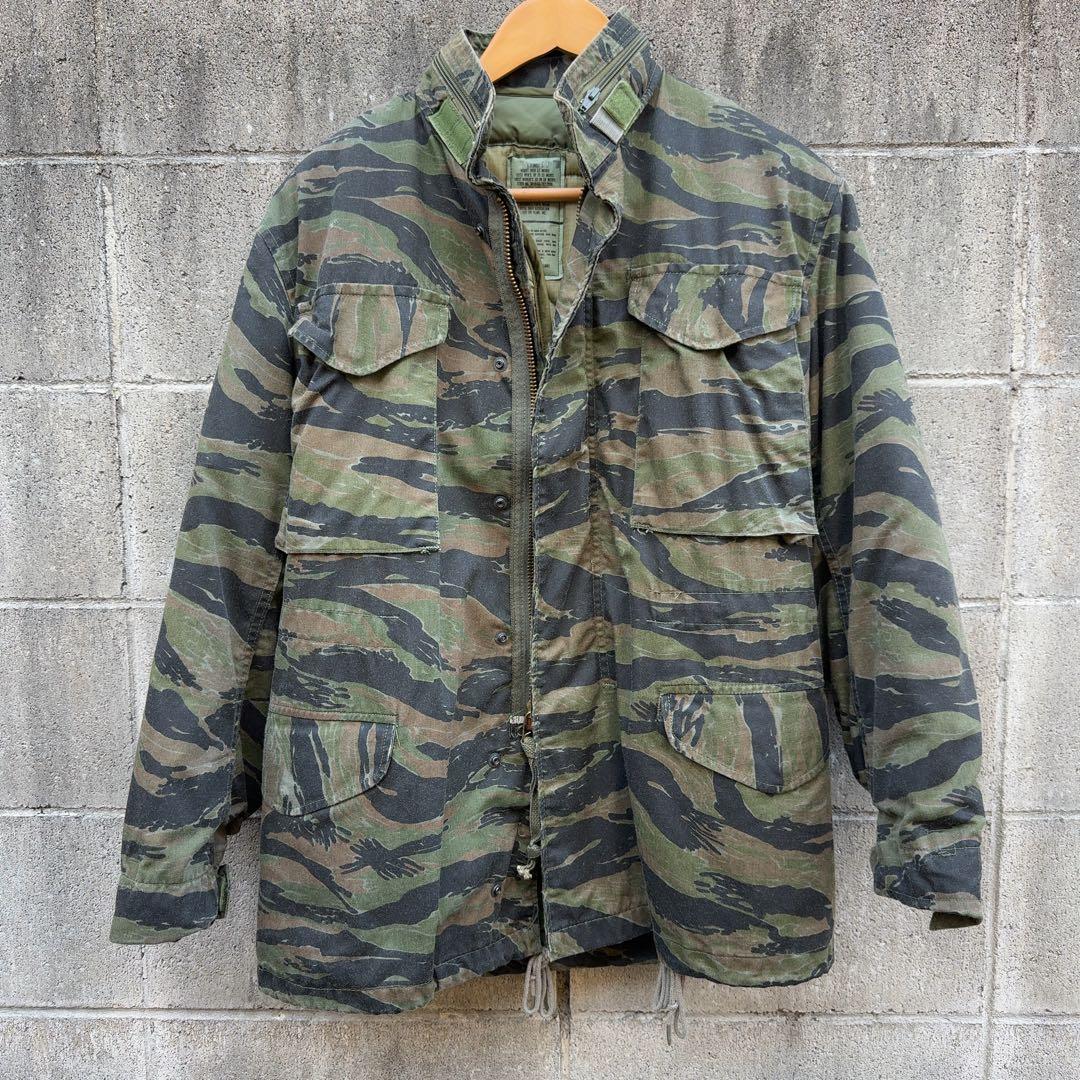 希少　80s 米軍 M-65 タイガーストライプ　ライナー付き　レア