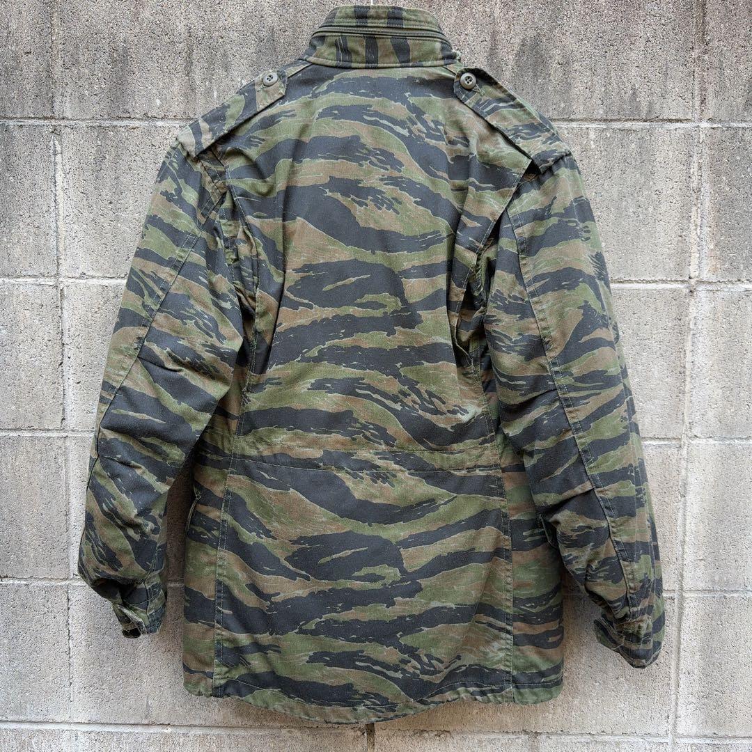 希少　80s 米軍 M-65 タイガーストライプ　ライナー付き　レア