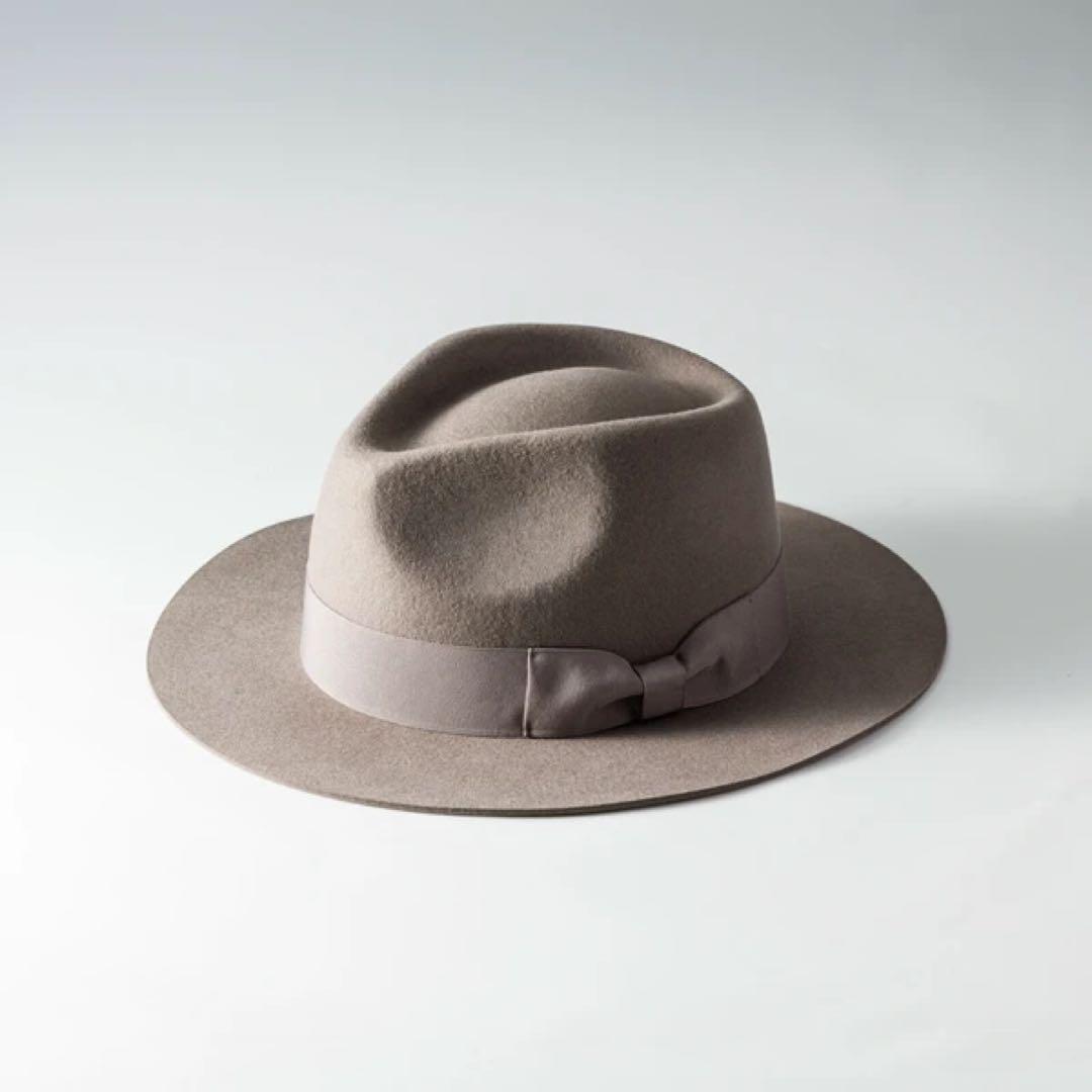 帽子 MIDDLE BRIM FLAT HAT