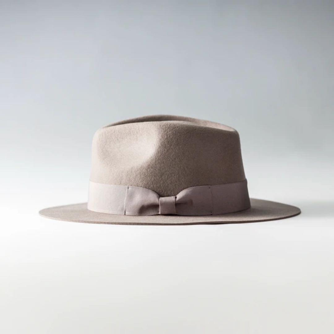 帽子 MIDDLE BRIM FLAT HAT