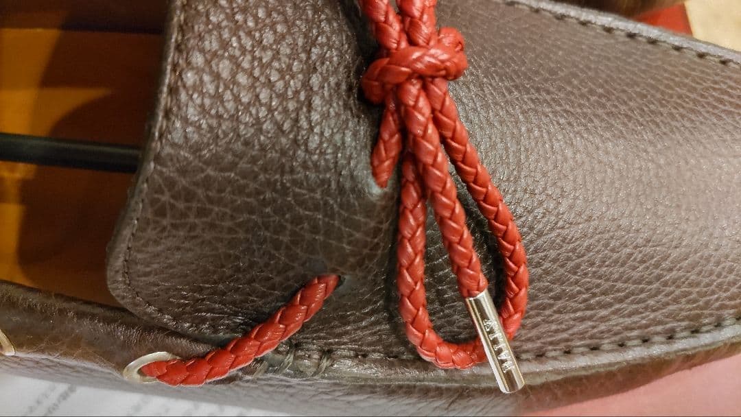 新品未使用バリーBALLYドライビングシューズ　26.5cm 茶