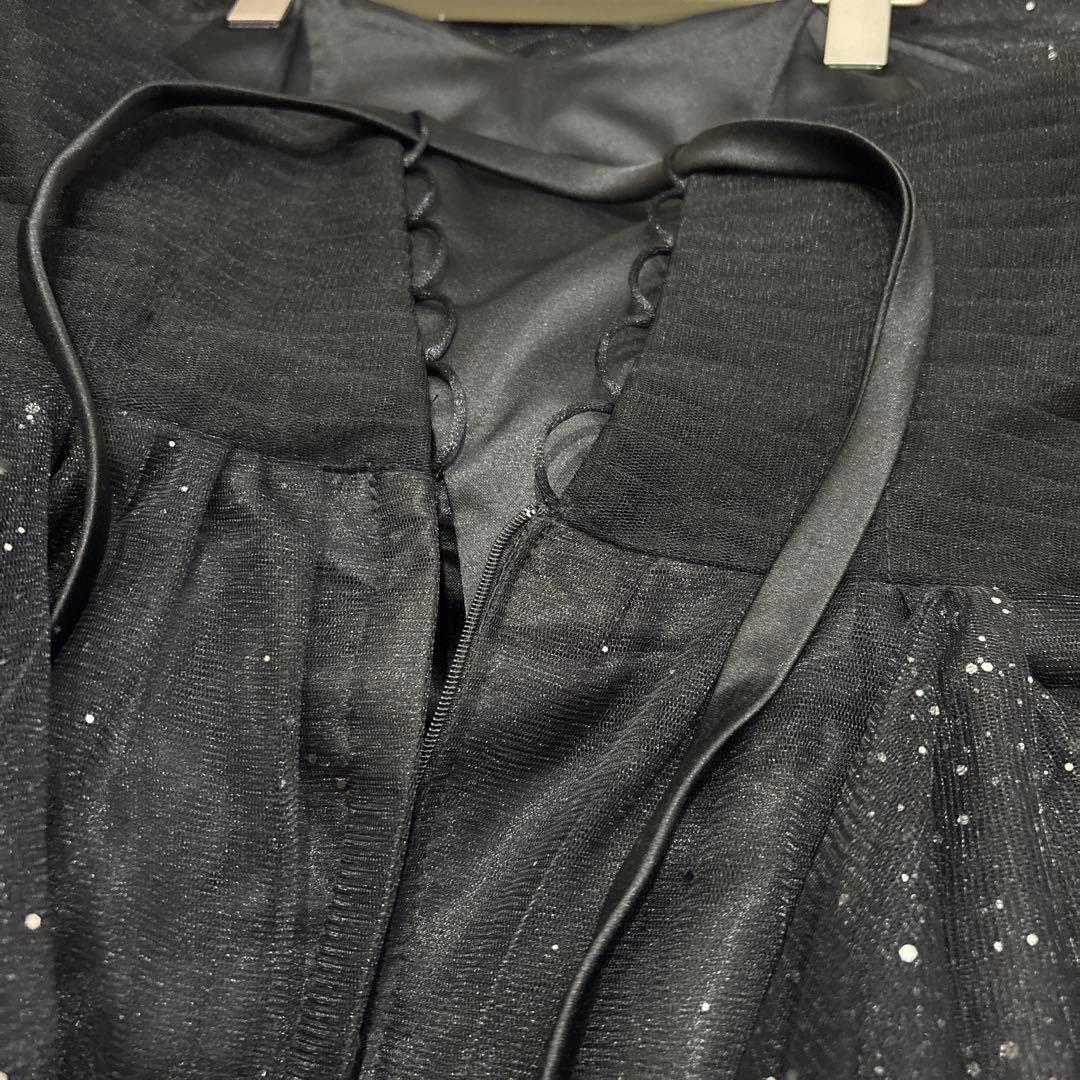 【ブラックドレス】 結婚式 前撮り 二次会 パーティー