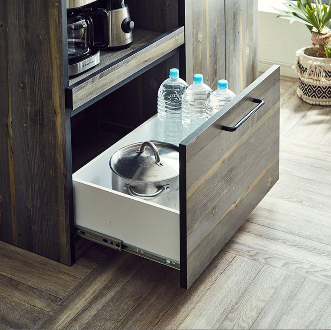 【送料込み】【12月末までの出品】大川家具 食器棚 カップボード キッチンボード