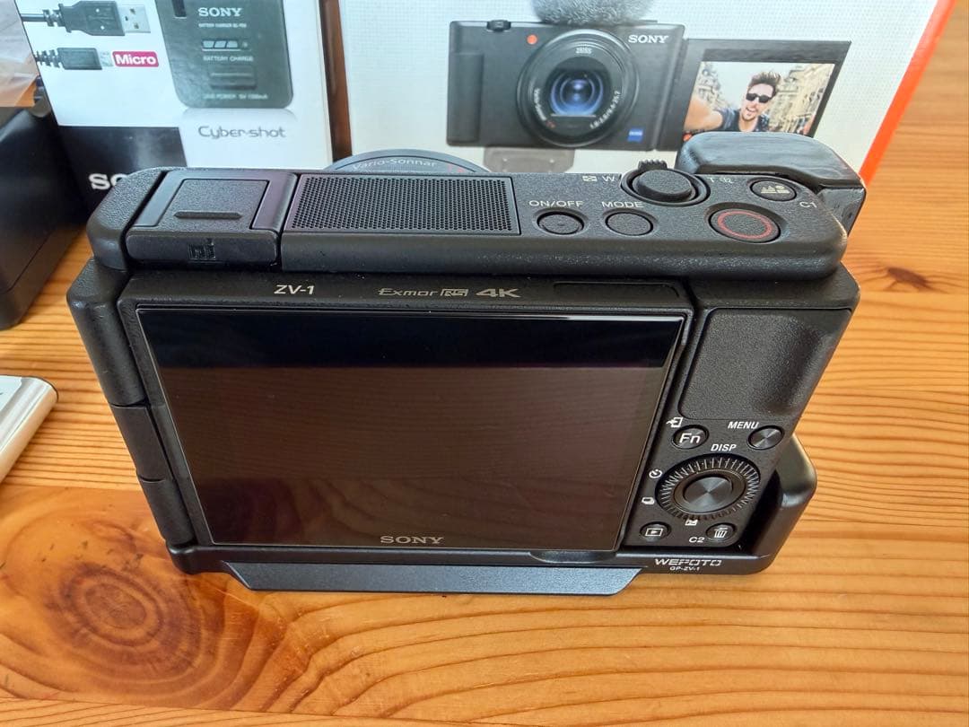 【美品】SONY VLOGCAM ZV-1G 純正充電器セット