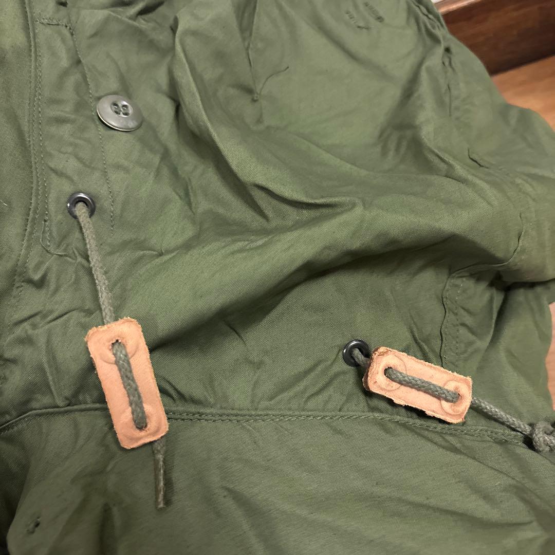 デッドストック　米軍　実物　80s M65 フィッシュテールパーカーフード　①