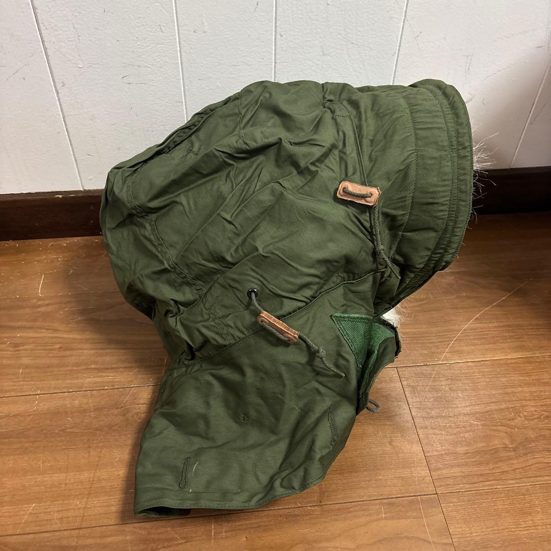 デッドストック　米軍　実物　80s M65 フィッシュテールパーカーフード　①