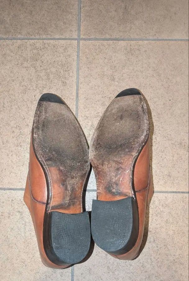 ​【シューツリー込】カルミナ ダブルモンク トレーディングポスト別注 ケア済