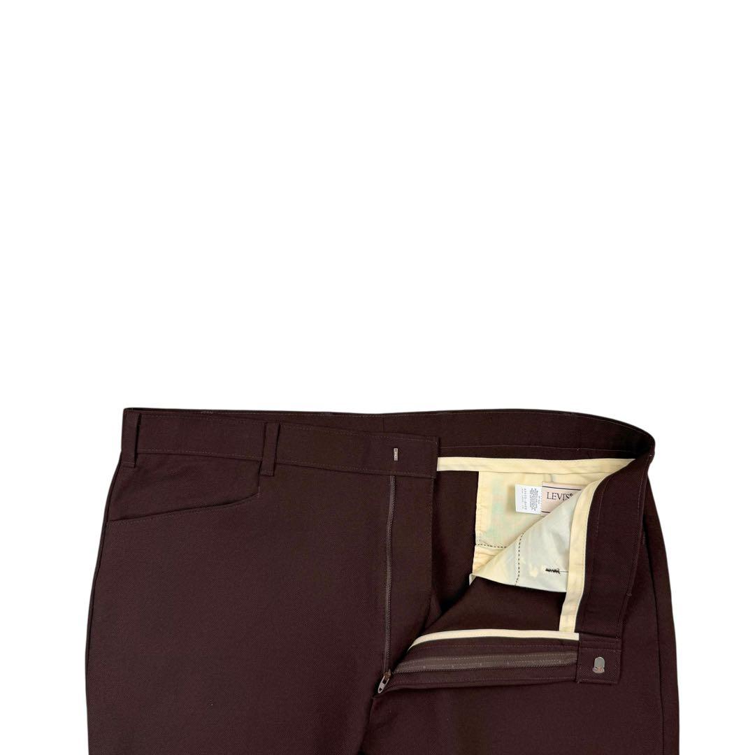 80s USA製 Levi's リーバイス アクションスラックス タロンジップ