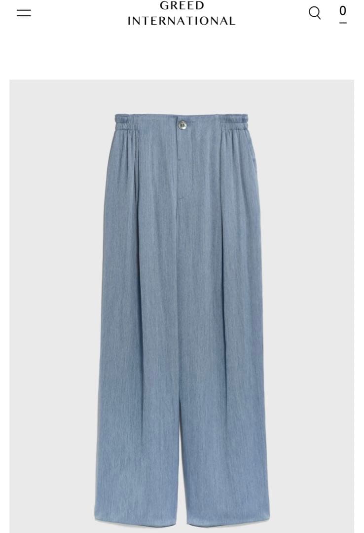 greedinternational ライトブルー 美品　お値下げ交渉可能