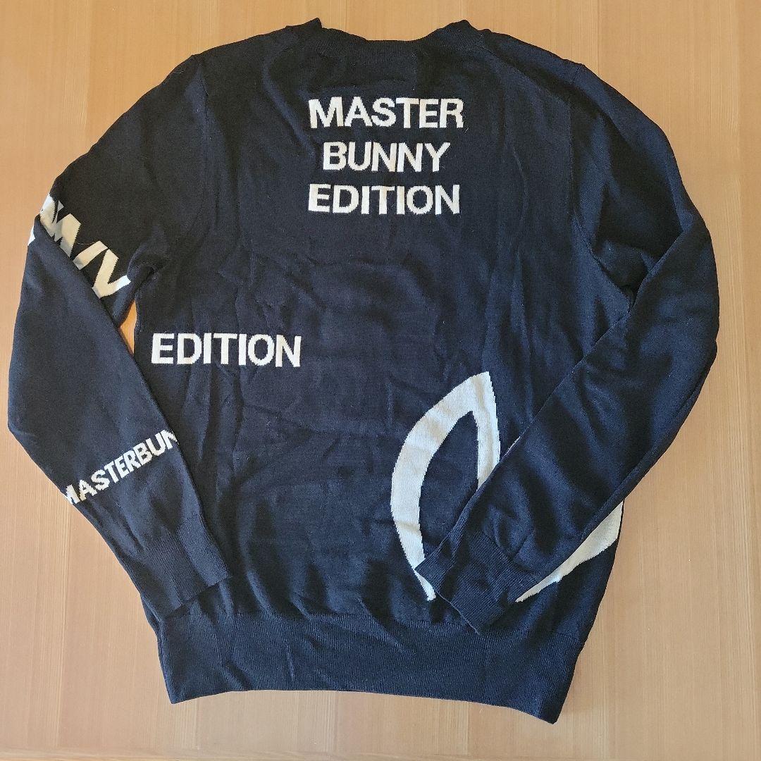 ビックロゴ✨お洒落❤マスターバニーウール混あったか春ニット☆