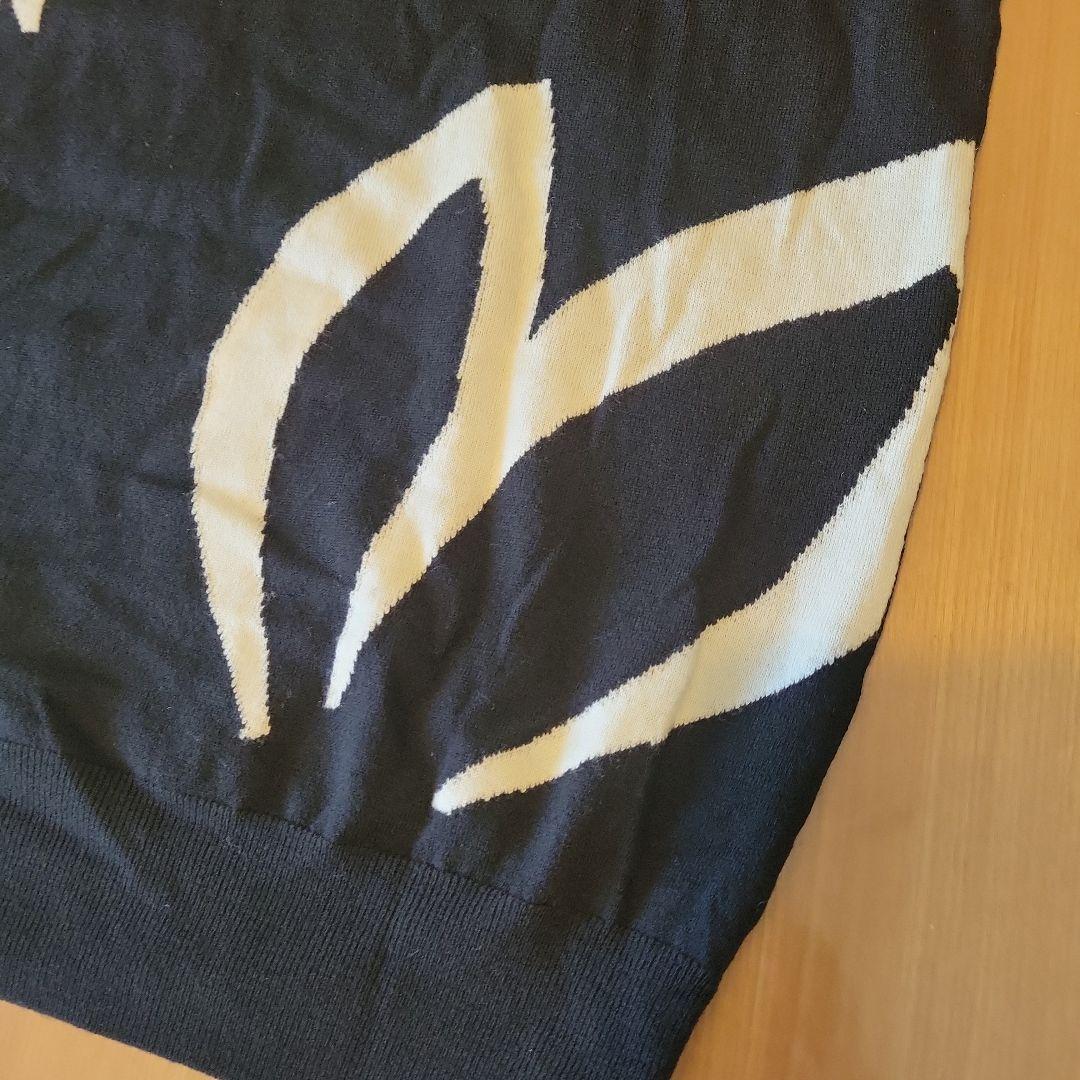 ビックロゴ✨お洒落❤マスターバニーウール混あったか春ニット☆