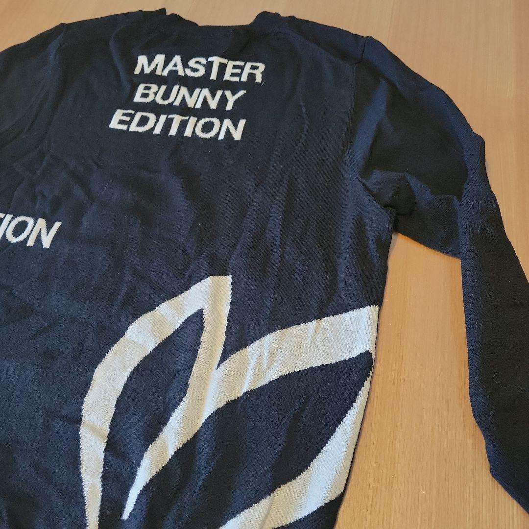 ビックロゴ✨お洒落❤マスターバニーウール混あったか春ニット☆