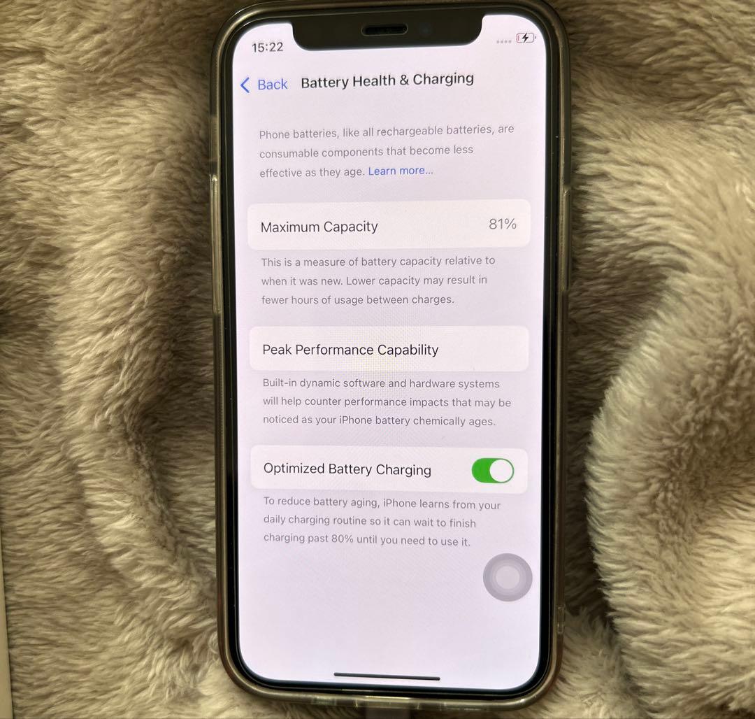 Apple iPhone 12 青色 本体 元の箱付き