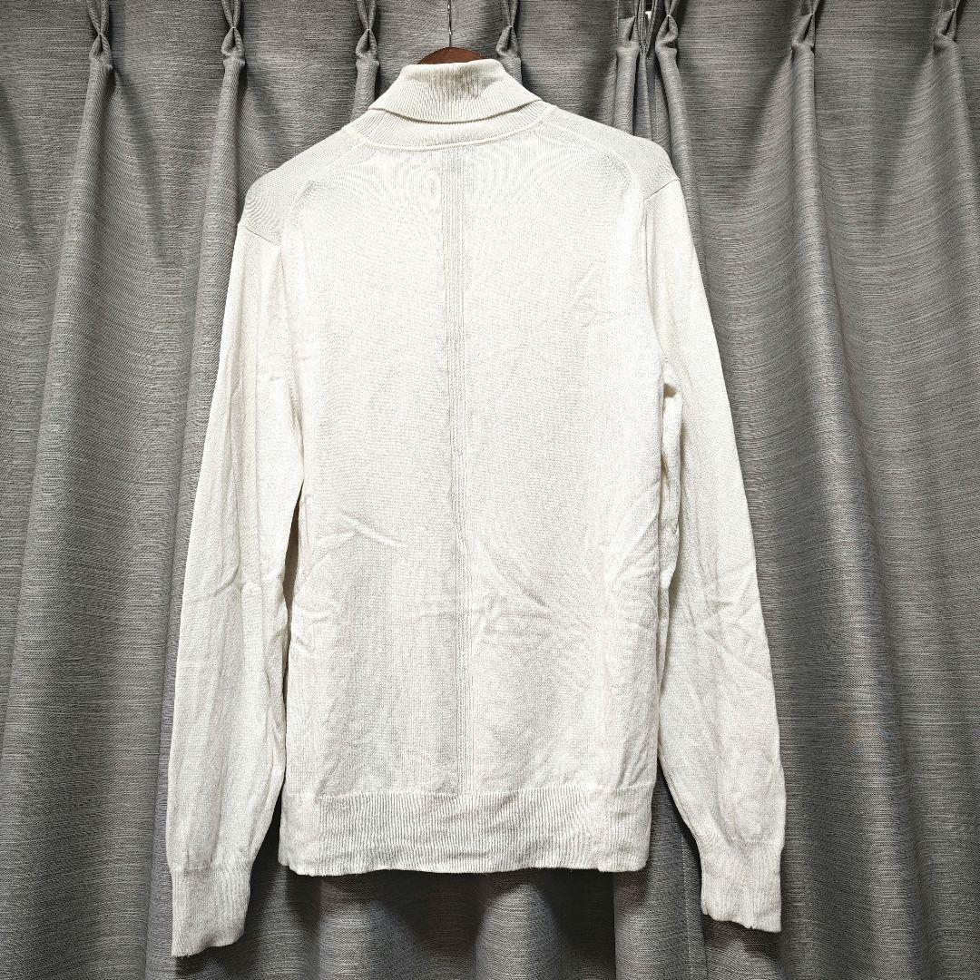 【通常：Theory】カシミア100% タートルネック「S/Ｍ：オフホワイト」