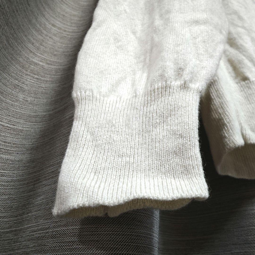 【通常：Theory】カシミア100% タートルネック「S/Ｍ：オフホワイト」