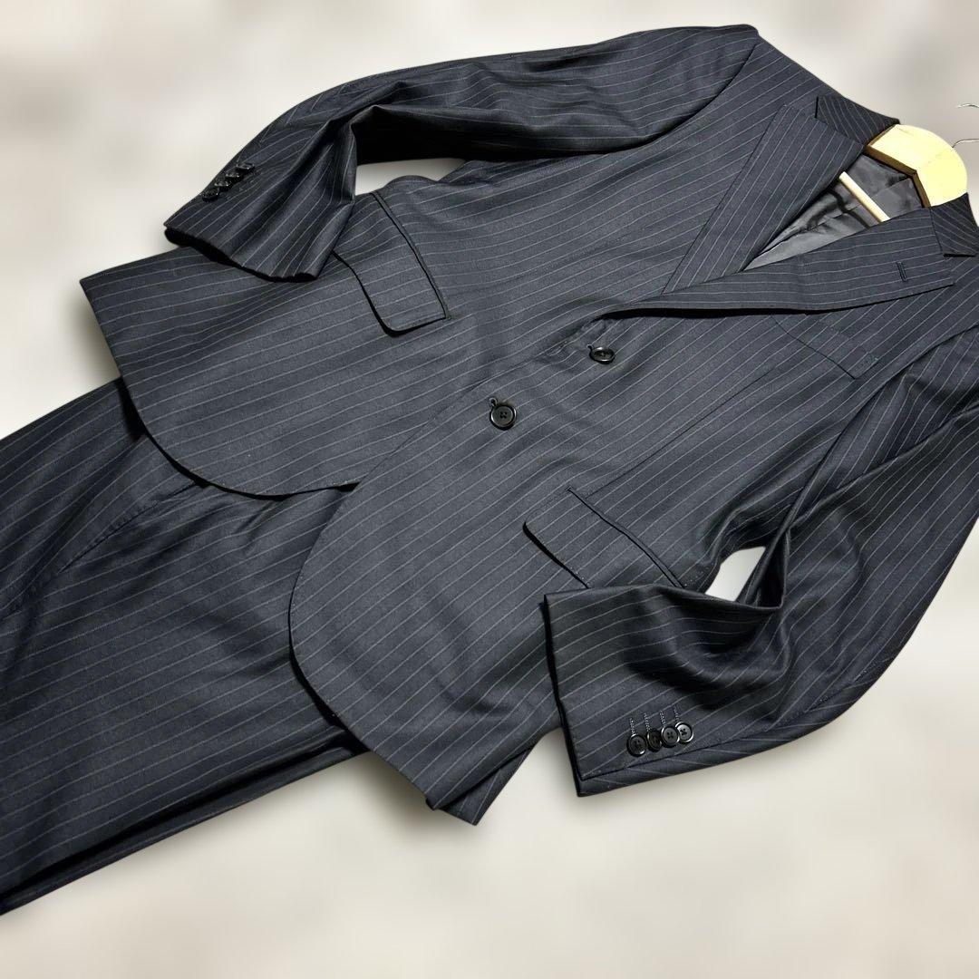 美品TOMORROWLAND Loro Pianaメンズビジネススーツサイズ46