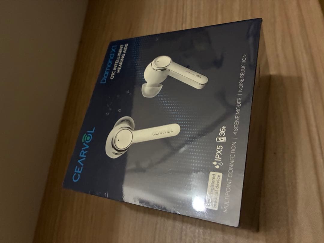 新品⭐️集音器 ⭐️ホワイト Bluetooth5.3 ワイヤレス イヤホン型