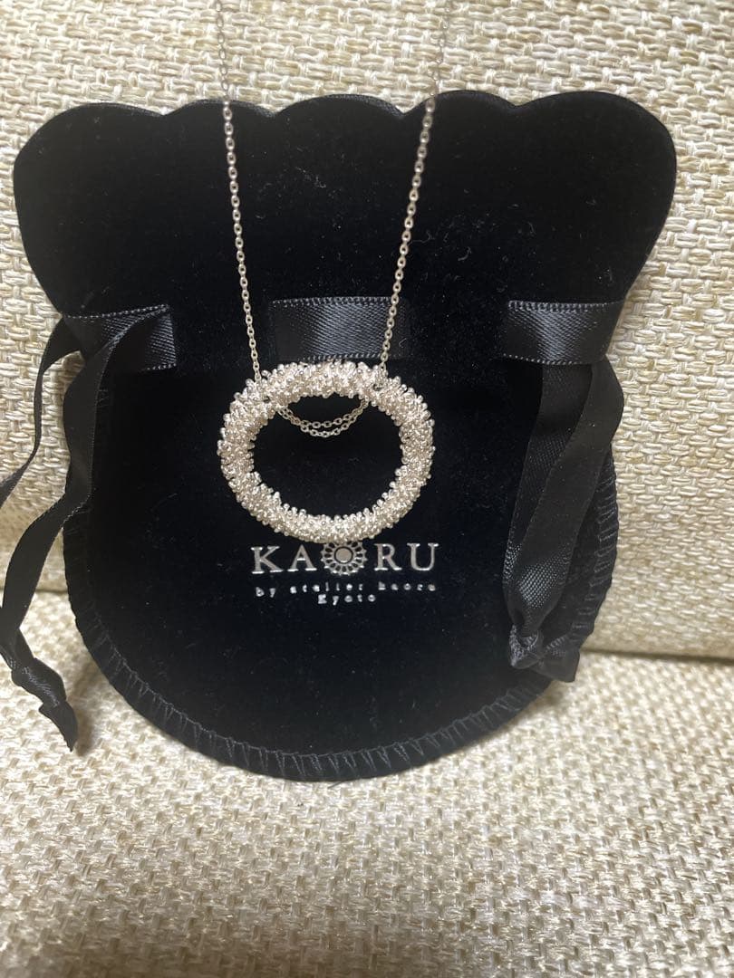 KAORU シルバー ネックレス　スパークル