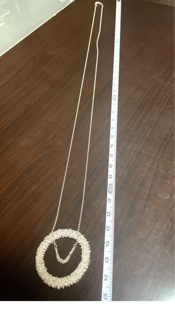 KAORU シルバー ネックレス　スパークル