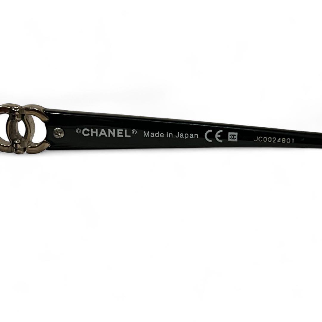 極美品✨シャネル 2101T サングラス ココマーク ハーフ リムレス ブラック