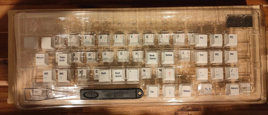 キーボード Altair-X (Rose Gold) Full kit Keycaps