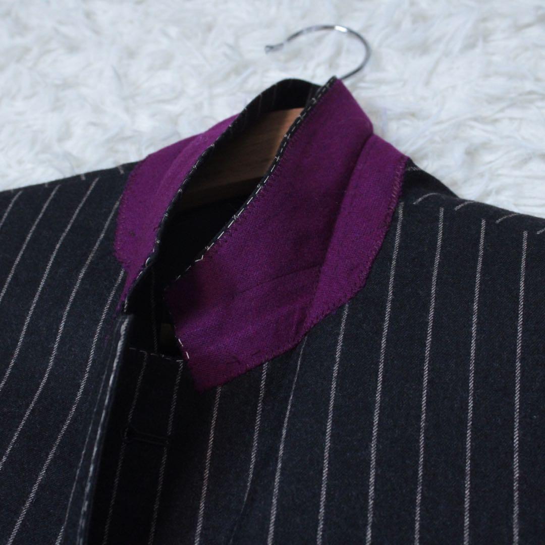 美品 ポールスミス テイラー&ロッジ 2B セットアップスーツ ストライプ L