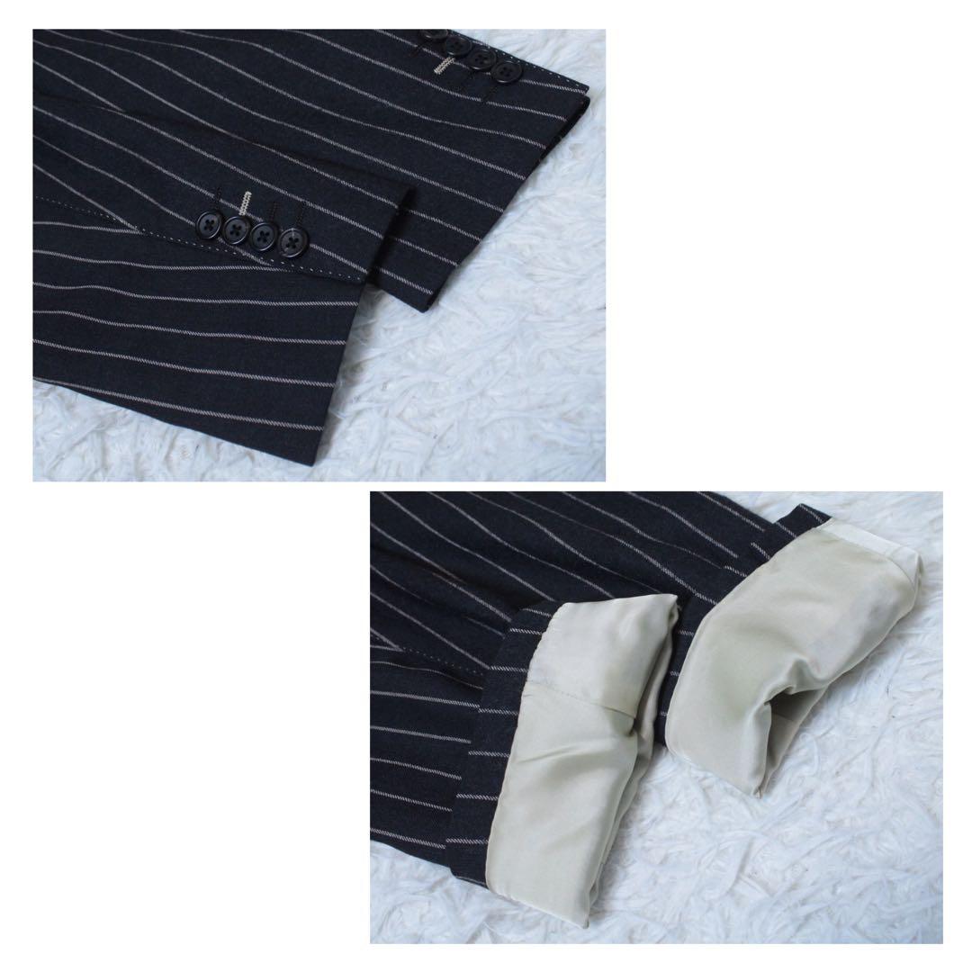 美品 ポールスミス テイラー&ロッジ 2B セットアップスーツ ストライプ L