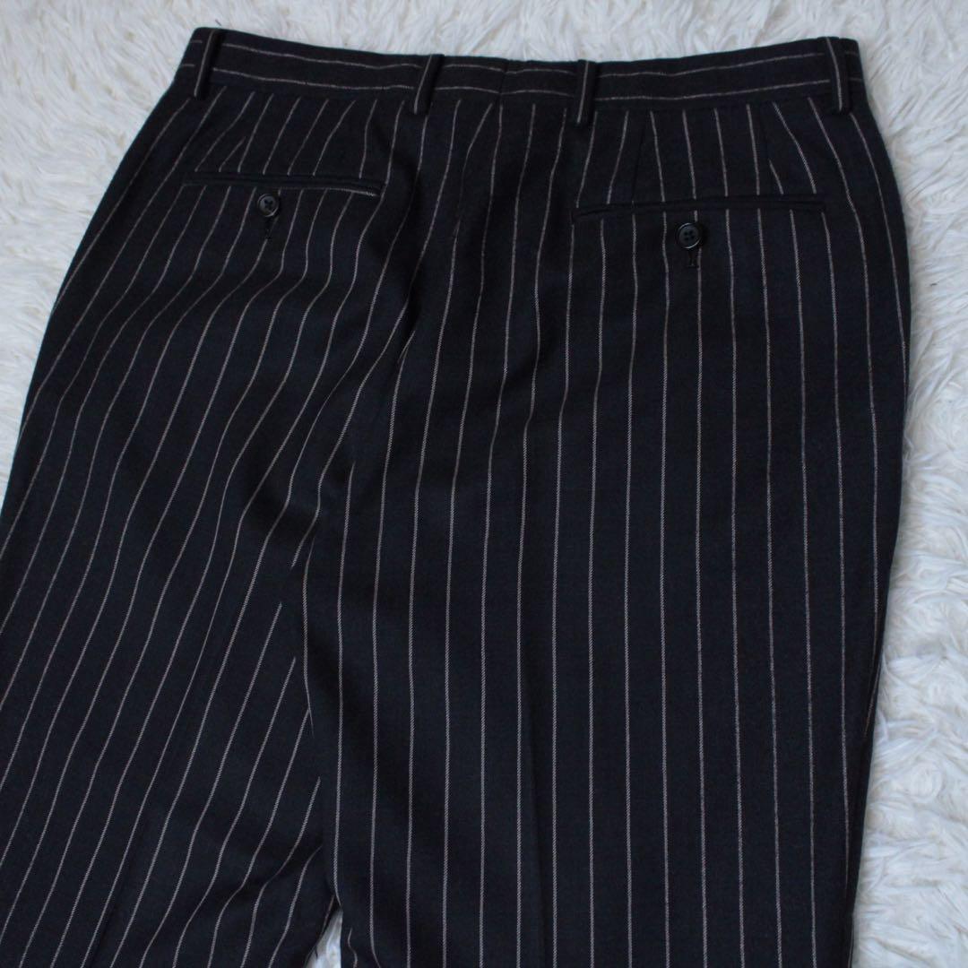美品 ポールスミス テイラー&ロッジ 2B セットアップスーツ ストライプ L