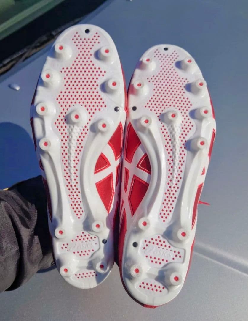 未使用品　アシックス サッカー スパイク　DS　LIGHT3　 レッド 27.5