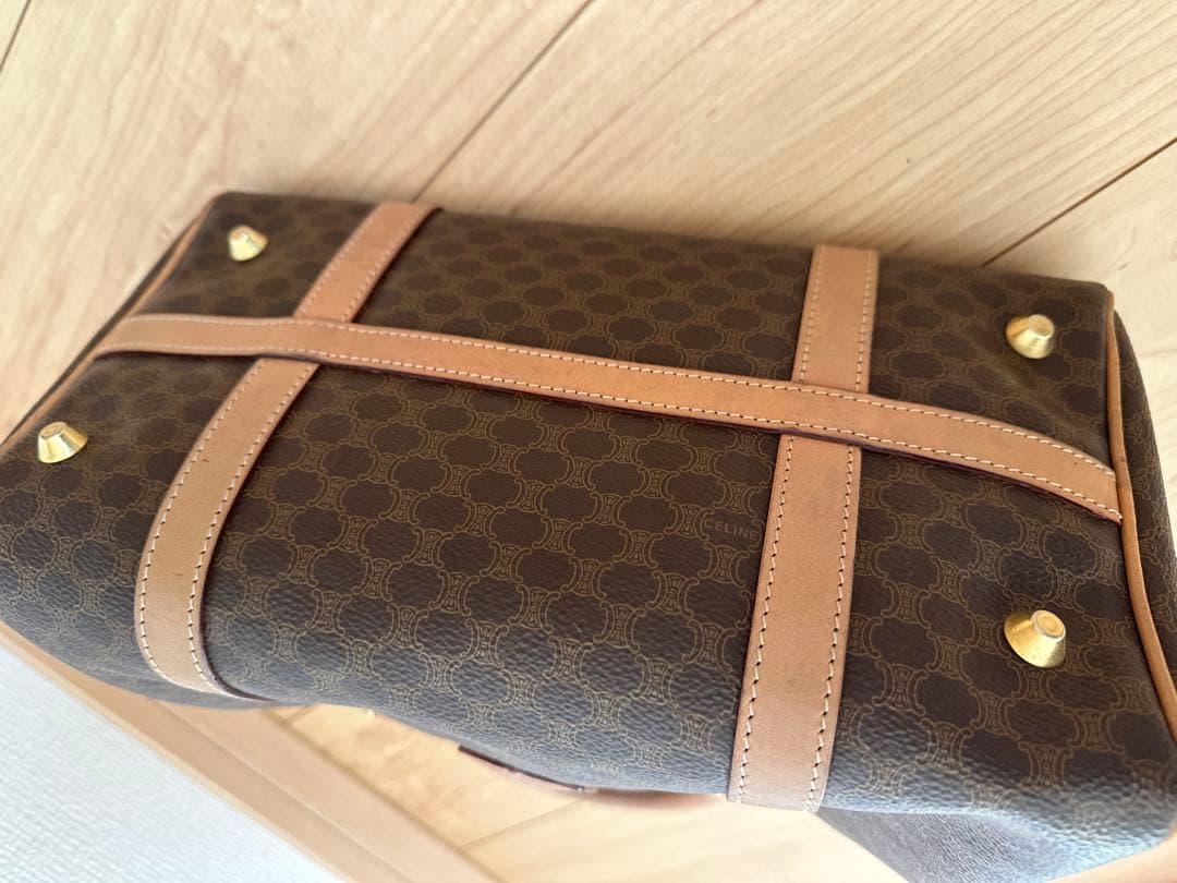 CELINEブラウンレザー ハンドバッグ