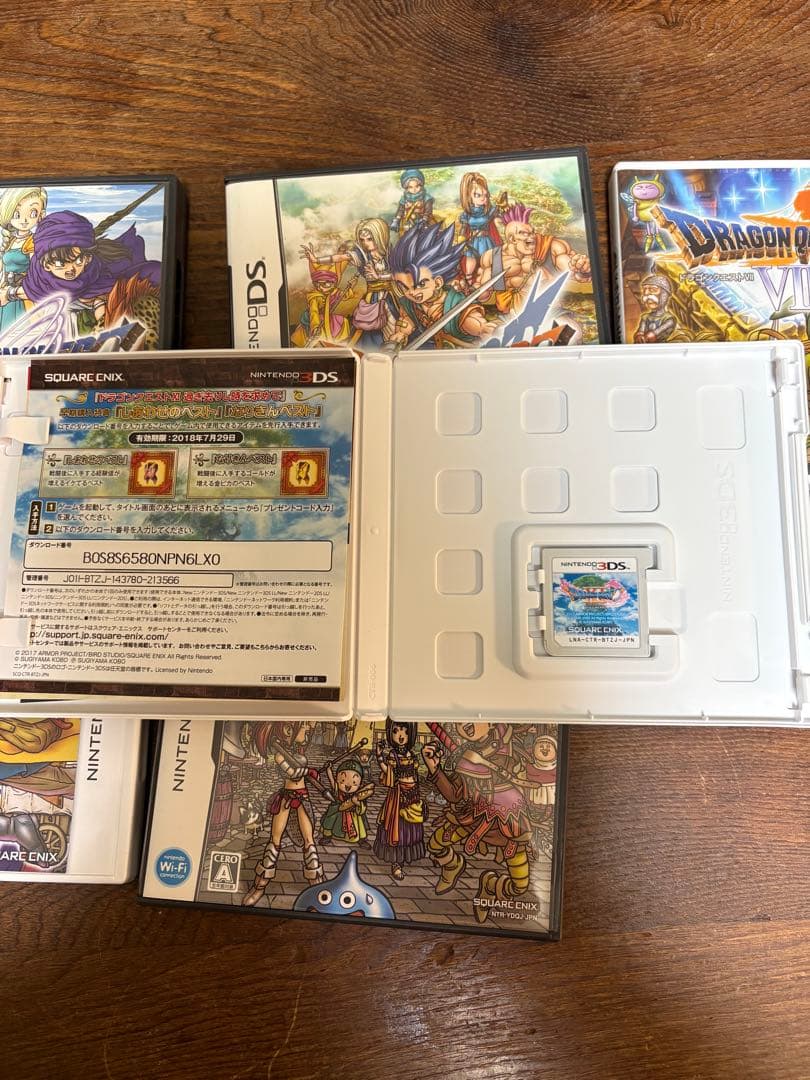 ドラゴンクエストシリーズ ソフト6本セット