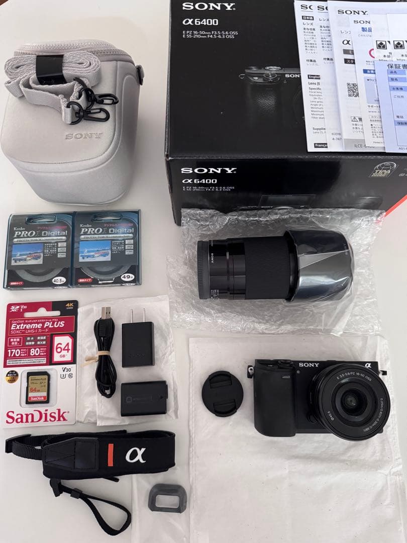 SONY α6400 ダブルズームレンズキット ブラック