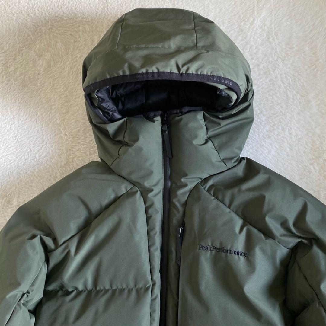 【美品】 ピークパフォーマンス　ダウンジャケット　極厚　メンズ　ロゴ　XL