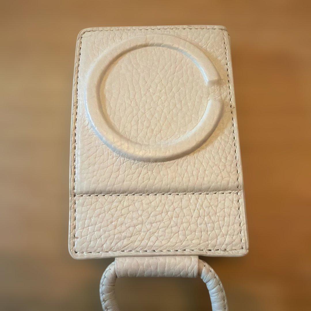 【月曜まで】objcts.io マシュマロ ストラップ一体型ウォレット 小銭入れ