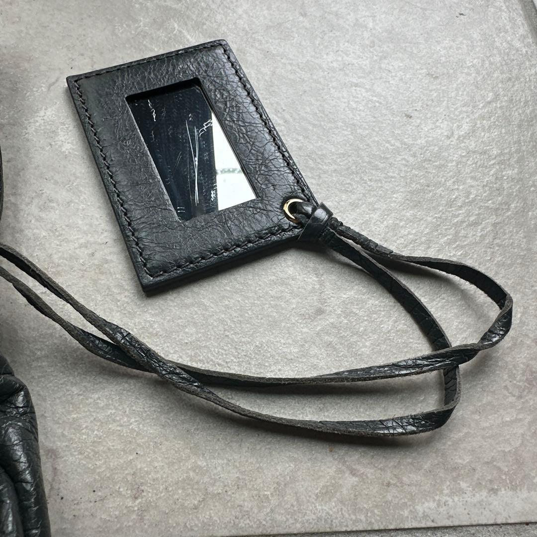BALENCIAGA 2way クラッチバッグ　グレー