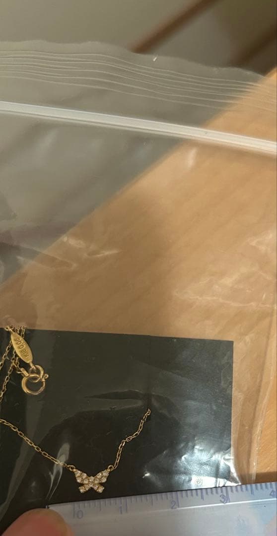 AHKAH バタフライネックレス