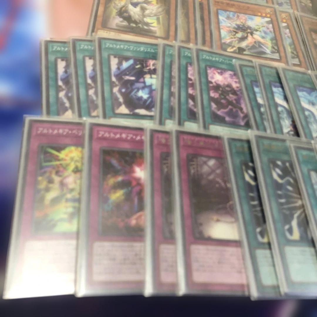 遊戯王　構築済みデッキ　アルトメギアとドゥームズ　遊戯王の日ネルヴァスリーブ付き