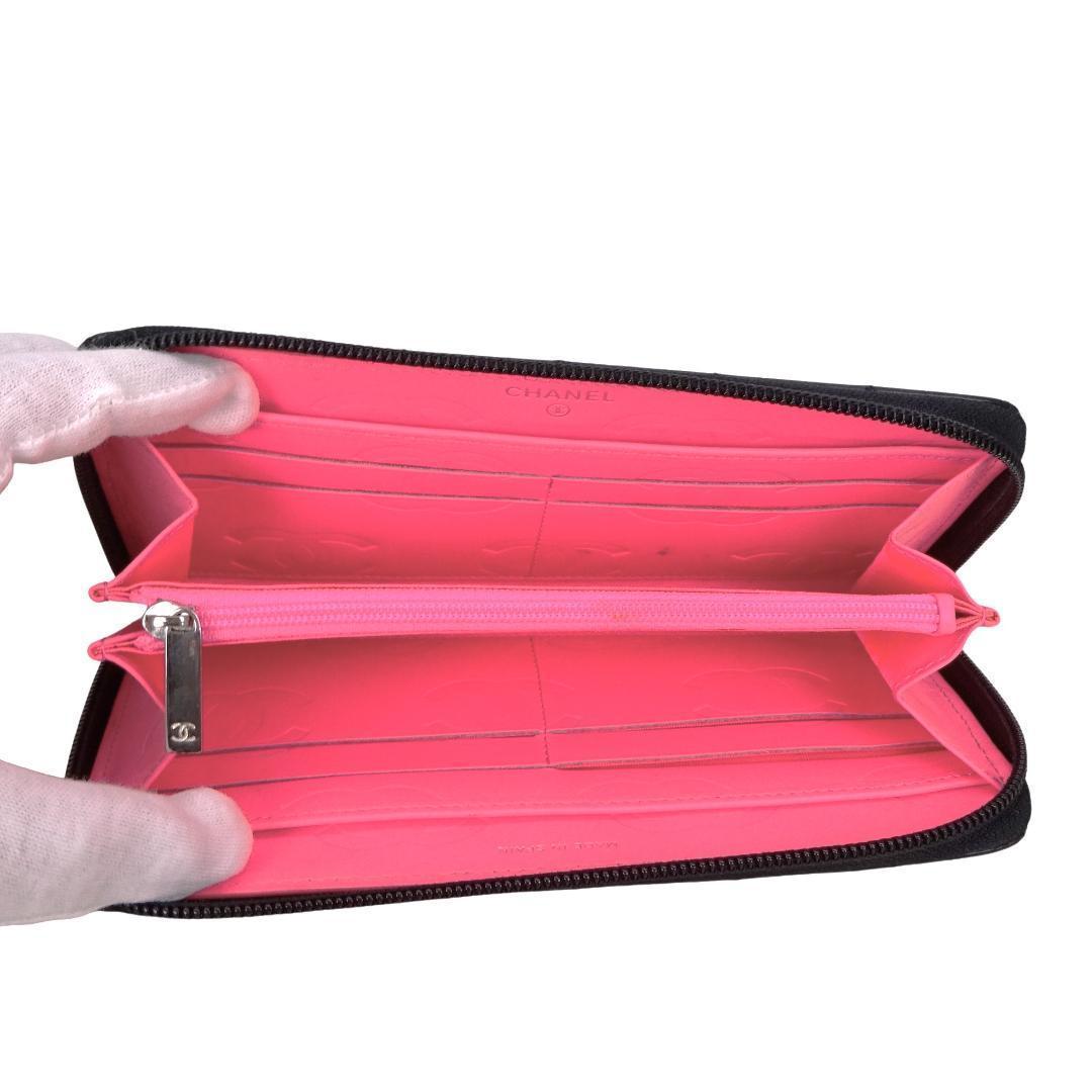 本物未使用■ シャネル ■ カンボンライン ココマーク ラウンドファスナー長財布