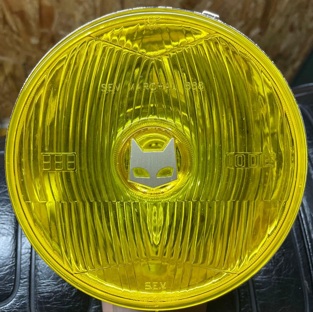 マーシャル 888 160パイ　レンズ 単品 イエロー160ミリ　ヘッドライト