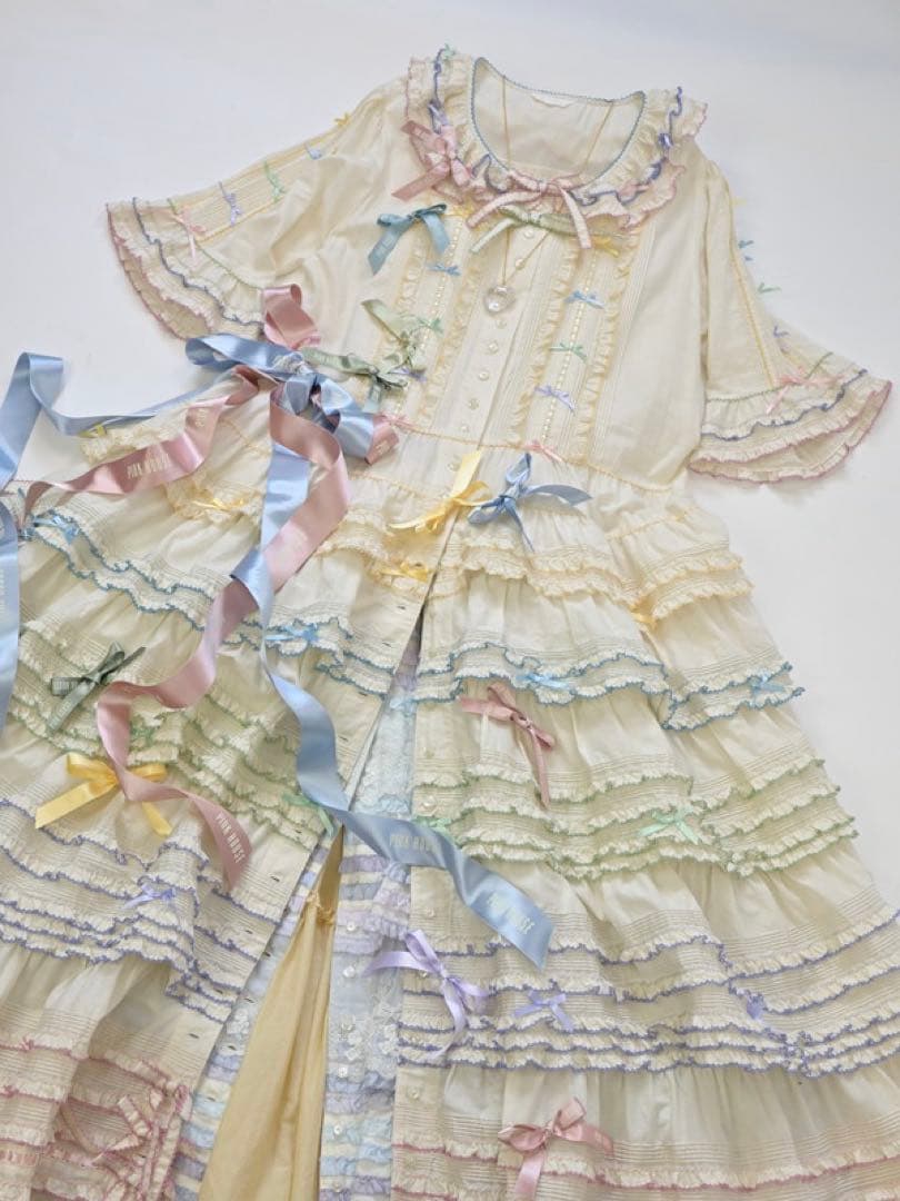 ピンクハウス 阪神限定 ワンピース アイボリー マルチ　PINK HOUSE