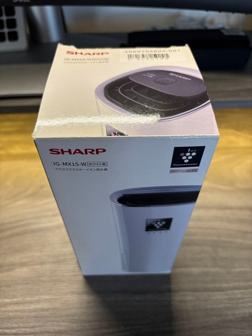 プラズマクラスターイオン発生機　車載用　 IG-MX15-W（ホワイト）