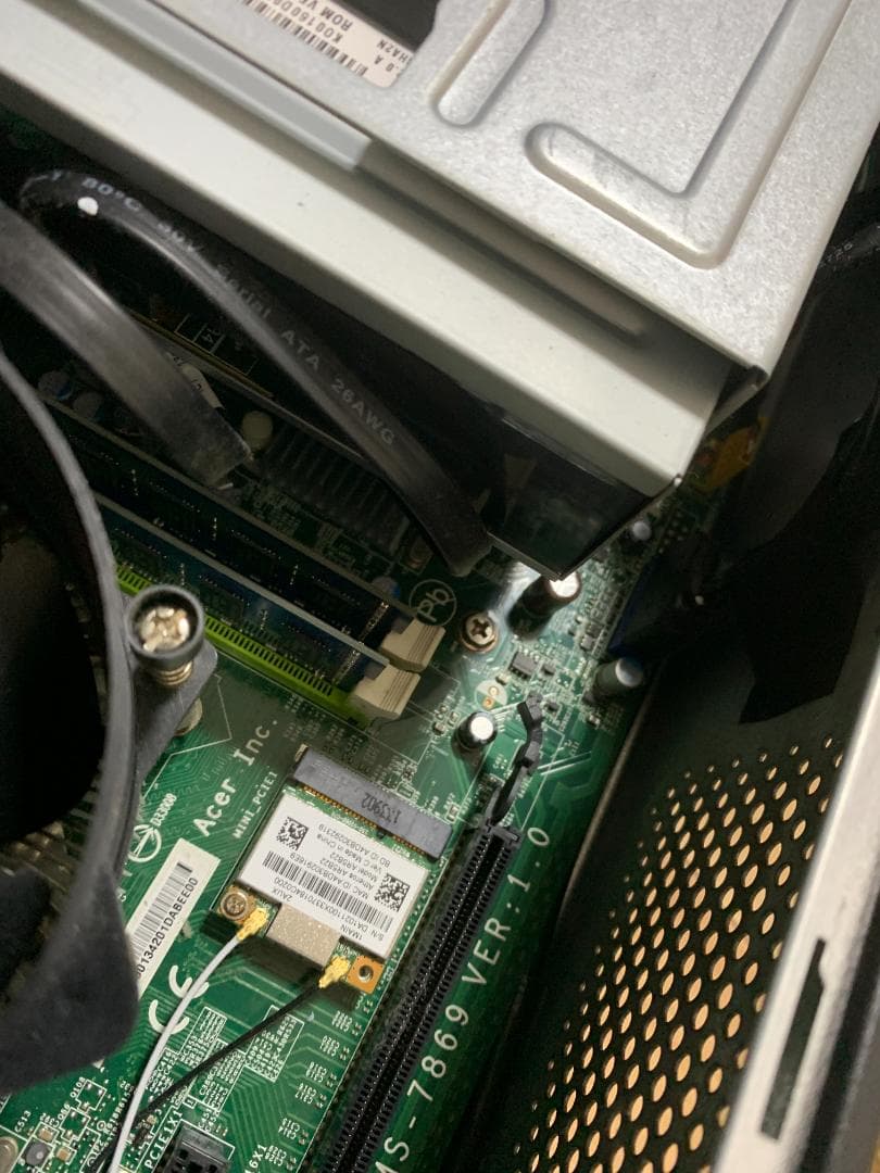 デスクトップパソコン 中古 ACER Office付 サンワキーボード付き